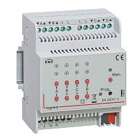 KNX. Активатор для приводов жалюзи/рольставень 4-канальный 6А.DIN 4 модуля. | код 002691 |  Legrand